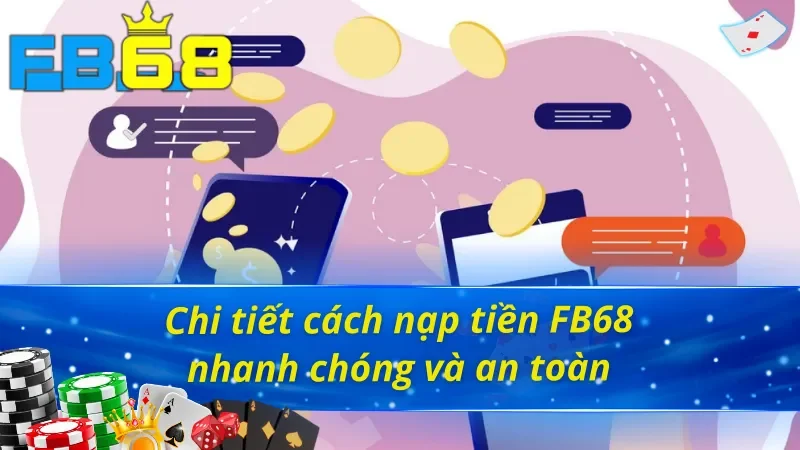 Cách Nạp Tiền FB68 Mang Lại Giây Phút Giải Trí Hấp Dẫn 3 Hướng dẫn cụ thể cách nạp tiền FB68
