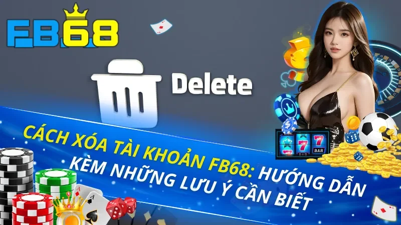 Cách Xóa Tài Khoản FB68: Hướng Dẫn Kèm Những Lưu Ý Cần Biết 5 Cách Xóa Tài Khoản FB68