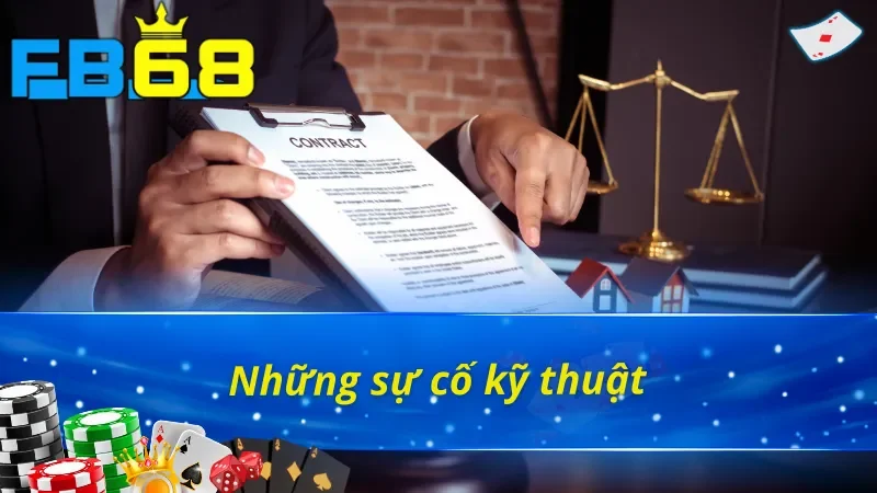 Tuyên Bố Miễn Trừ Trách Nhiệm FB68 Mới Nhất Năm 2025 3 Tuyên bố miễn trừ trách nhiệm FB68 đối với sự cố kỹ thuật