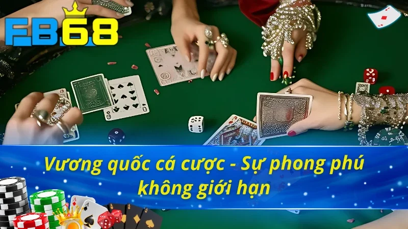 DG Gaming: Sảnh Casino Siêu Hot Trúng Thưởng Siêu Khủng Tại FB68 6 Vương quốc DG Gaming FB68 với sự phong phú không giới hạn
