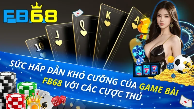 Sức Hấp Dẫn Khó Cưỡng Của Game Bài Online Tại FB68 Với Các Cược Thủ 6 Game Bài FB68