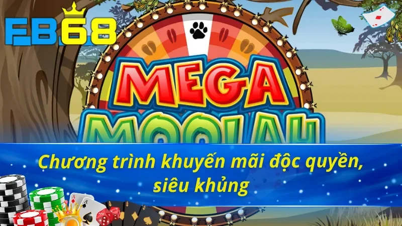 Mega Moolah - Siêu Slot Game Nổi Tiếng FB68 Hiện Nay 5 Mega Moolah FB68 có nhiều chương trình khuyến mãi hấp dẫn